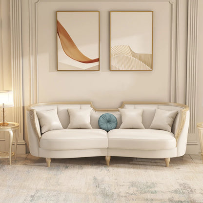 Designer American Luxury Sofa Sectional 2 Seater Modern Loveseat Sofa 3 Piece Divano Soggiorno Living Room Sectional Furniture