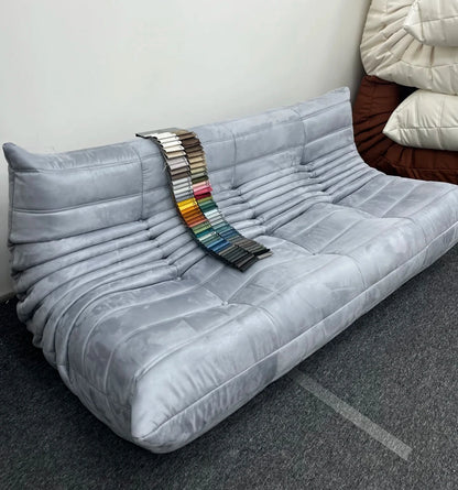 Three seater sofa, Corduroy, technology fabric, leather, and suede materials can all be made, suitable for trendy decoration