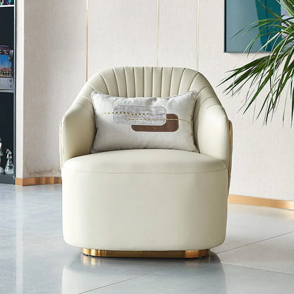 Italian minimalist leisure simple light luxury designer furniture negotiation reception sofa armchair