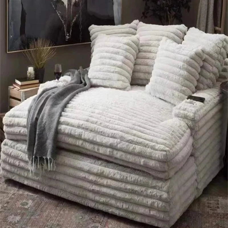 Couch Potato Comfortable Down Cloud Small Sofas Family Cloth Art Removable Combination Living Room Balcony Bedroom Creative