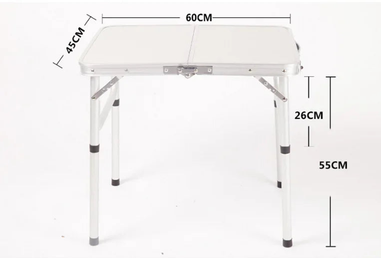 Ultra-light Aluminum Alloy Outdoor Folding Table Camping Picnic Portable Barbecue Table Night Market Stall Small Table