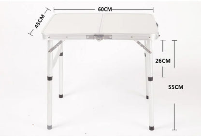 Ultra-light Aluminum Alloy Outdoor Folding Table Camping Picnic Portable Barbecue Table Night Market Stall Small Table