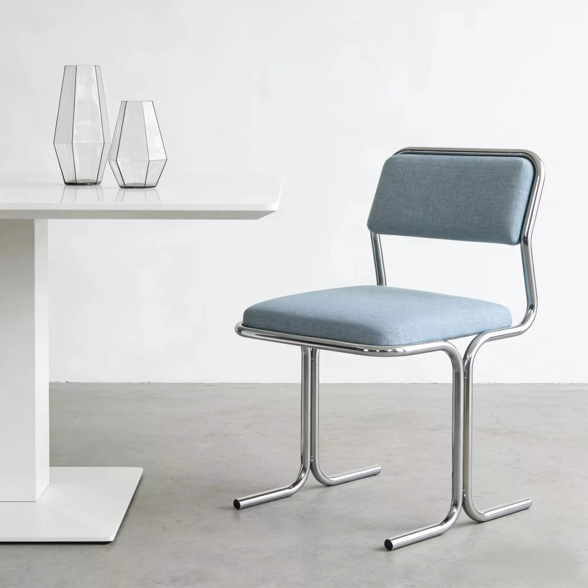 Living room chairs Bauhaus dining chairs modern leisure chairs furniture stainless steel island chairs designer backrests dressi