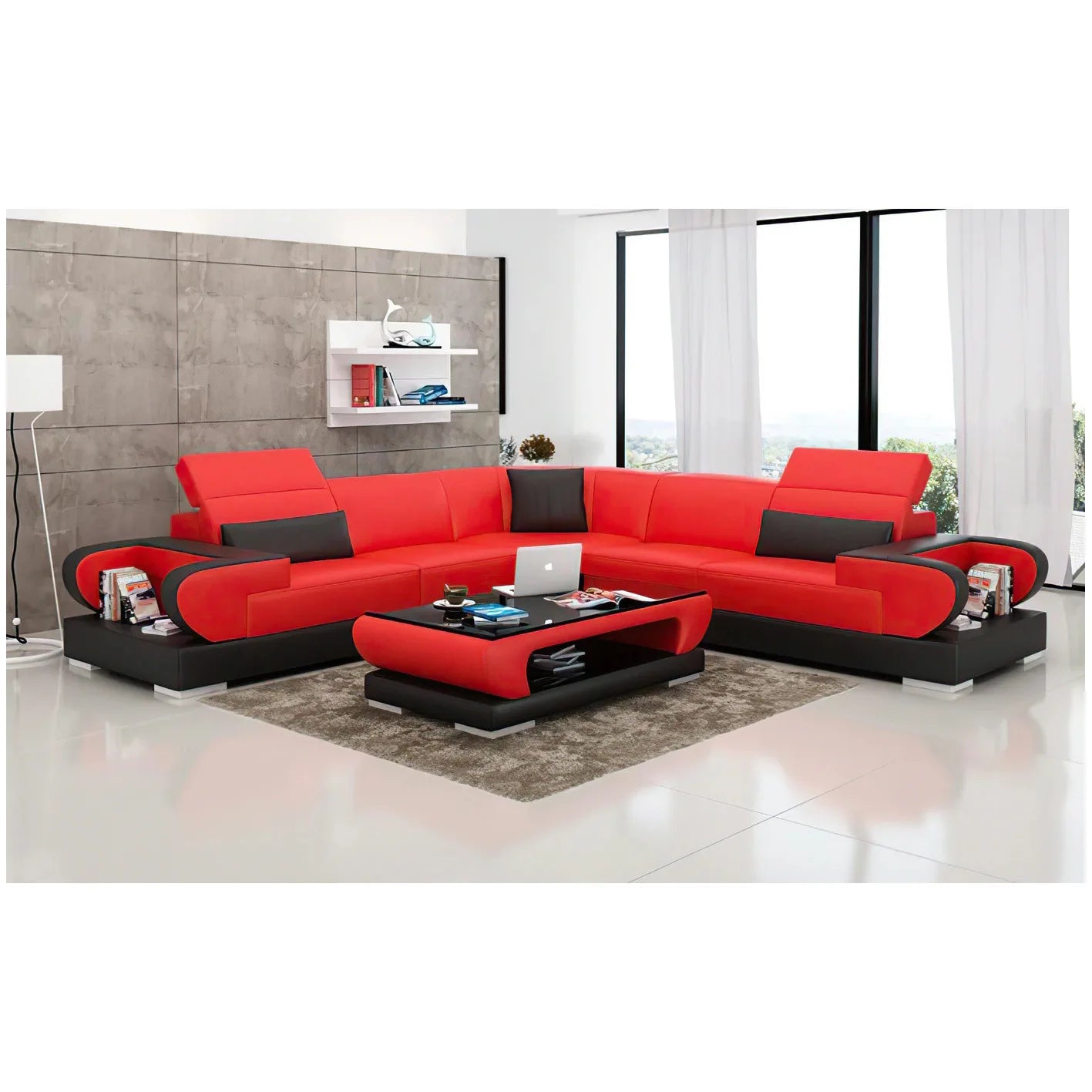 Modern simple multi-functional sofa living room comfortable sofa combination