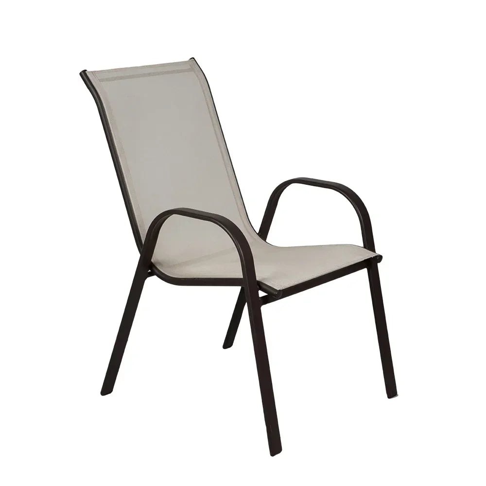 Hot Sell Cheap Steel Frame Bistro Chair Mesh Garden Chair Outdoor Patio Chairs