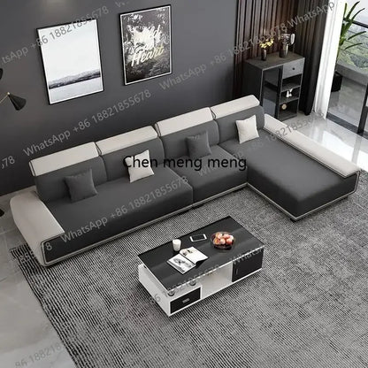 Lounge Sectional Sofas Chaise Longue Bed Italian Modern Sofa Living Room Armchair Trendy Minimalist Divano Unique Furniture