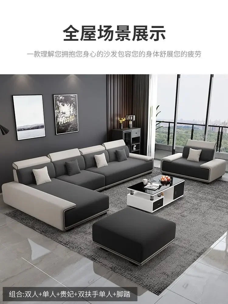 Lounge Sectional Sofas Chaise Longue Bed Italian Modern Sofa Living Room Armchair Trendy Minimalist Divano Unique Furniture