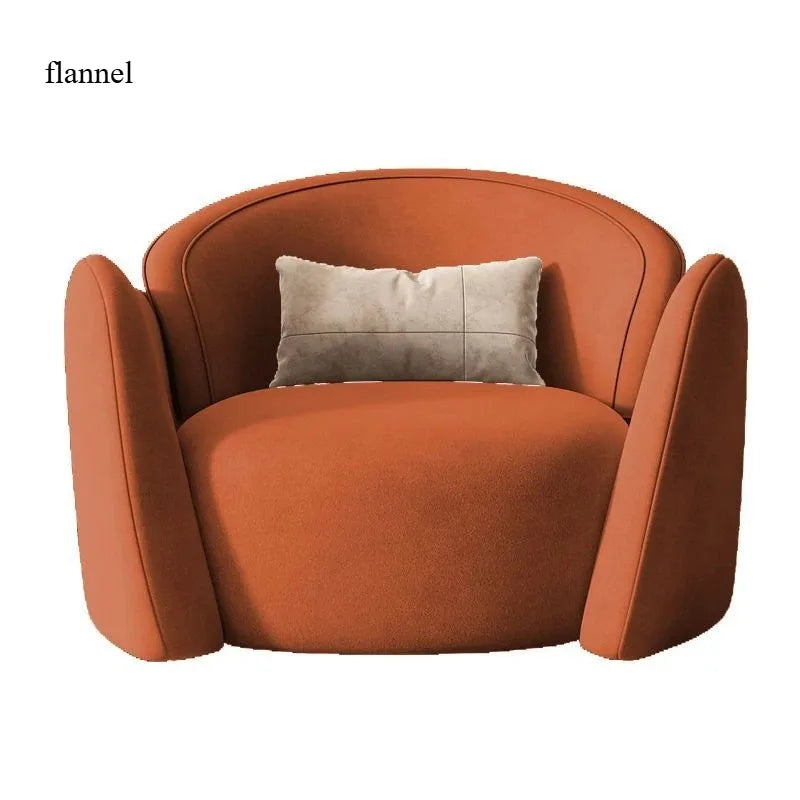 Living Room Leisure Home Hotel Reception Area Simple Sofa Chairs Chaise Lounge Light Luxury Single Sofa Chair Small Apartment
