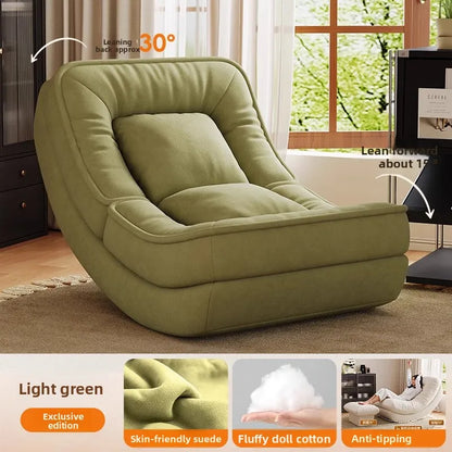 Moon Kennel Rocking Chair Reclining Chair Adults Sleeping Lazy Sofa Chair Balcony Home Lounge Chair