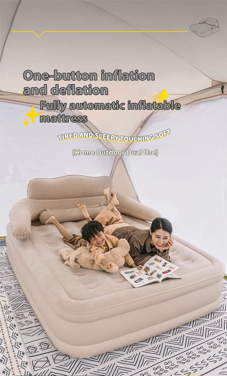 Lohascamping Large Camping Air Tent for 4-5 people Air shelter Dome tent Family Hiking  inflatable One-touch tent Outdoor Tent