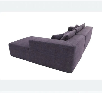 Modern L Shape Vacuum Pack Cost-Effective Recliner Set Sofa Living Room Home Furniture Office Sponge Sofa Compression