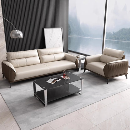 Office Sofa Business Simple Modern Rest Area Three-person Meeting Room Reception Negotiation Coffee Table Combination Office