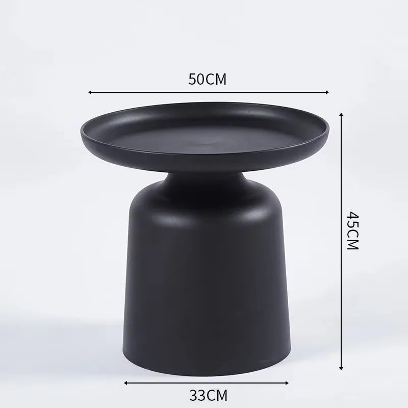 Coffee Table Nordic Living Room Sofa Side Simple Coffee Tables Round Corner Modern Home Small Tea Tables Furniture Mesa Plastic
