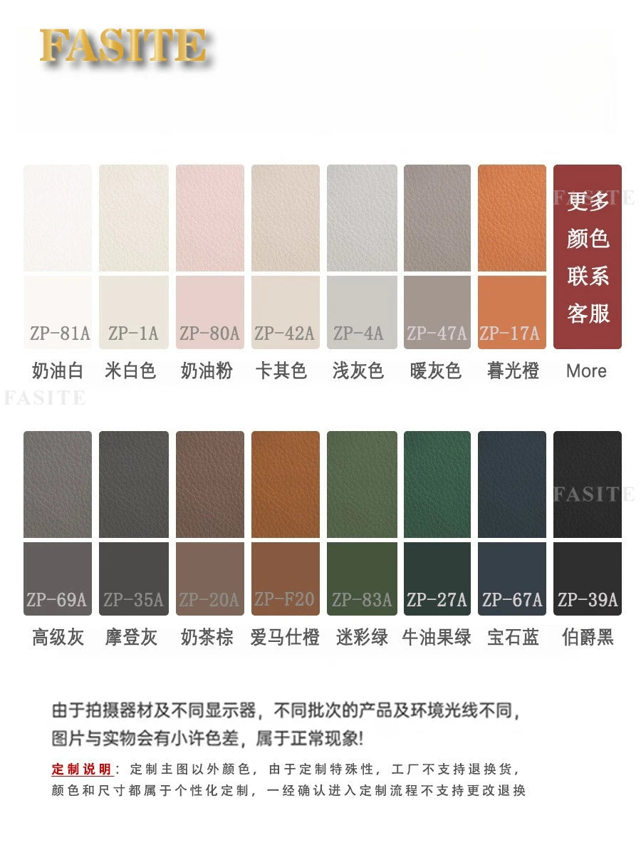 Premium Simple and modern combination imported concubine sofa size apartment living room first layer cowhide leather art sofa