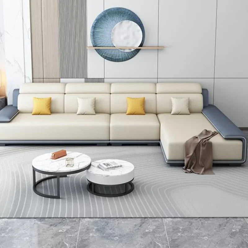 Living Rooms Italian Room Home Furniture Modern Couch Luxury Sectional Sofy Do Salon Modular Sofa Cama Livingroom Sets 0711LSY