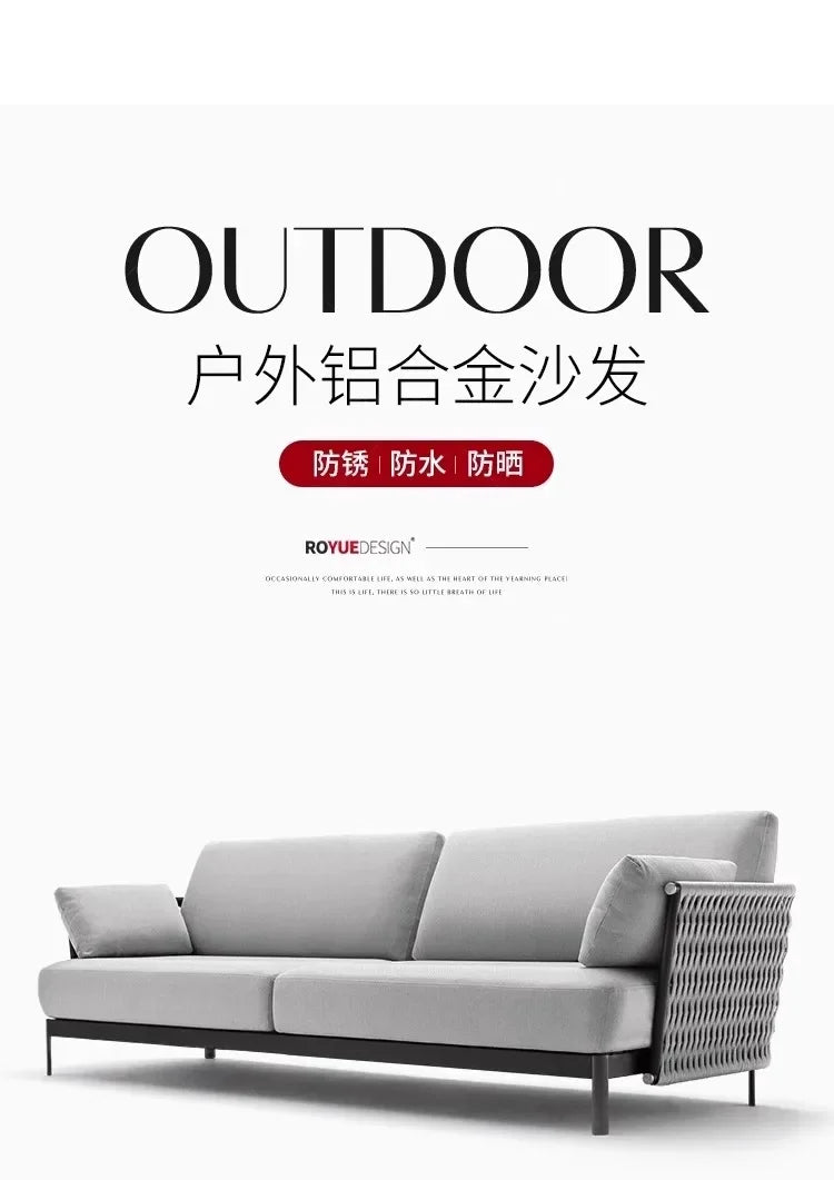 Advanced Luxury Outdoor Sofas Simplicity Creative New Style Garden Sofas Villa Party Accent Furniture Arredo Giardino Lshysf
