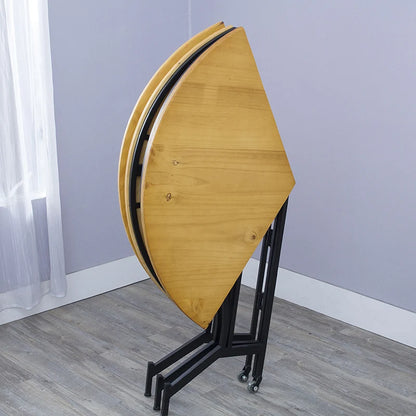 Custom Multifunctional Indoor Living Room Folding Dinning Table Portable Outdoor Camping Folding Wood Table
