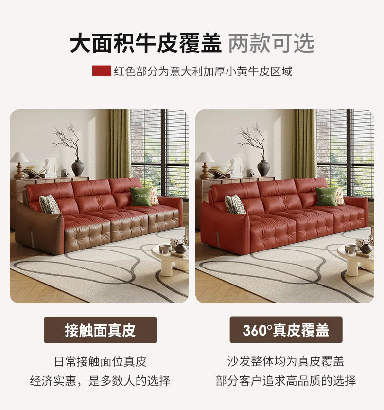 French Scalable Electric Sofa Bed Modern Designer Creativity Puff Sofa Comfort Lounge Living Room Furniture Canape Salon FYES