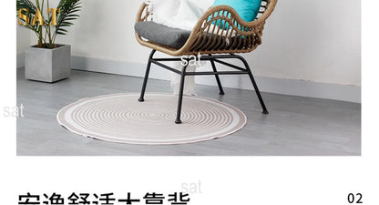 Rattan Patio Furniture Set Outdoor Wicker Bistro Chairs for Garden Use