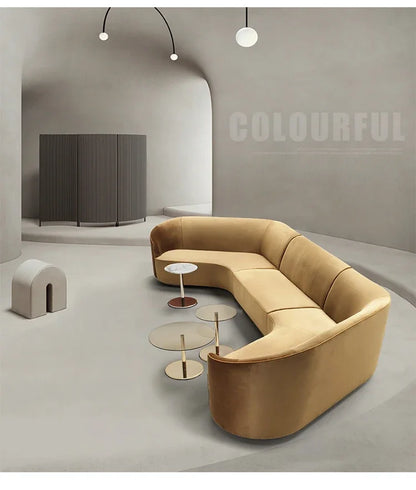YH8  Modern office leisure sofa personalized creative  hotel lobby lounge area reception living room special-shaped combination