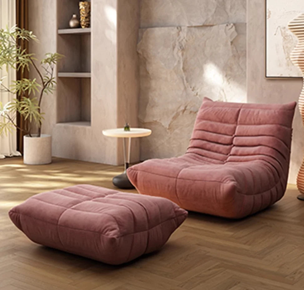 Vacuum compression sofa Full sponge Internet celebrity Caterpillar lazy Compressino sofa Balcony single chair
