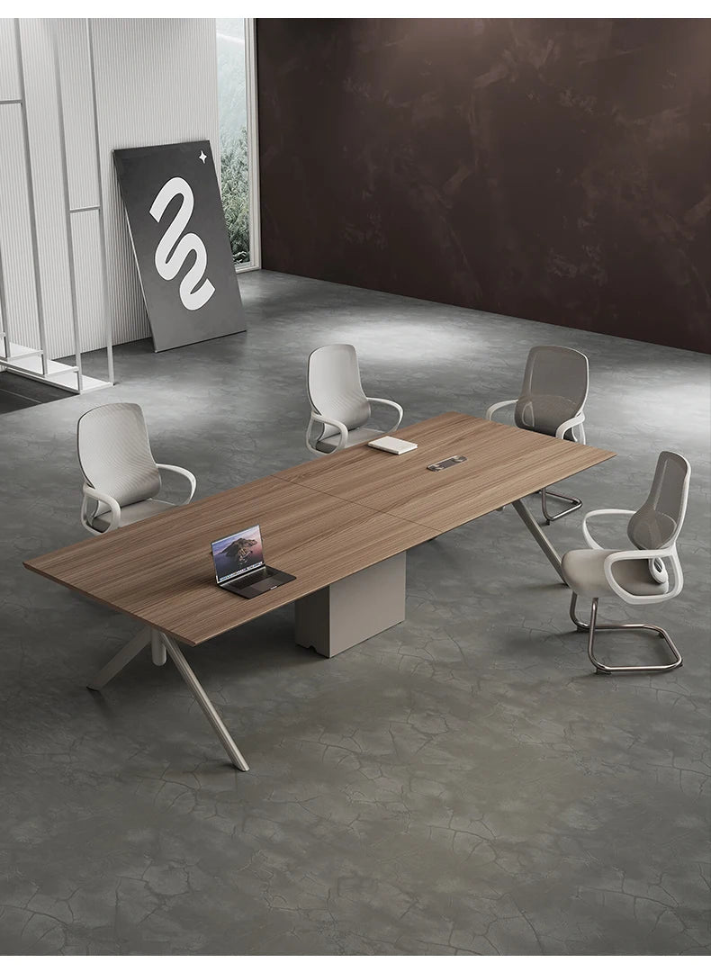 Conference Table Simple Modern Meeting Office Rectangular Business Negotiation Environmental Protection Large And Small Conferen