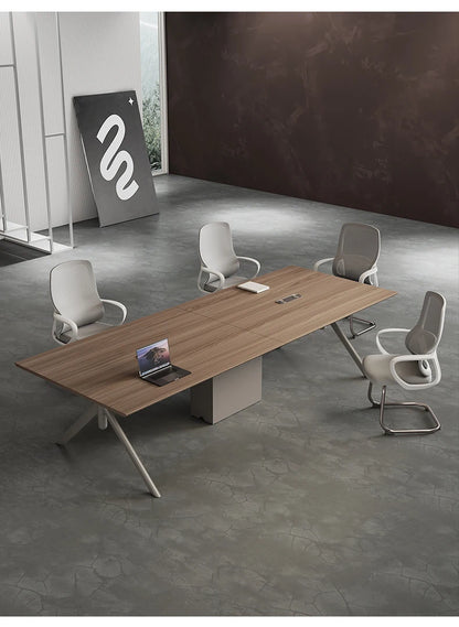 Conference Table Simple Modern Meeting Office Rectangular Business Negotiation Environmental Protection Large And Small Conferen