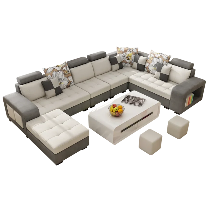 -Modern Design Living Room Sofa Leisure Corner Sofa Set