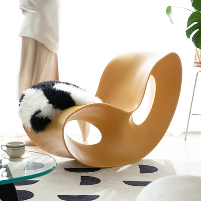 Small apartment living room balcony household outdoor lazy bedroom leisure rocking chair