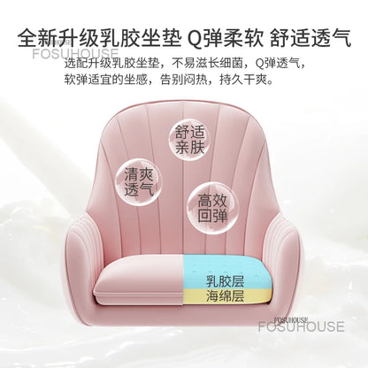 Fabric Office Chairs Family Comfortable Sedentary Armchair Lovely Bedroom Computer Chair Dormitory Swivel Chair Home Furniture