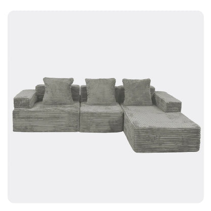 Convertible Modular Sectional Sofa Set Popular Compression Sofa