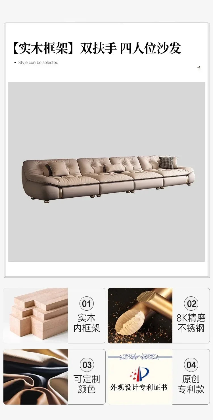 Grande Reception Living Room Sofas Multifunctional Relax Armchair Xxl Sofa Luxury European Couch Sofa Furniture