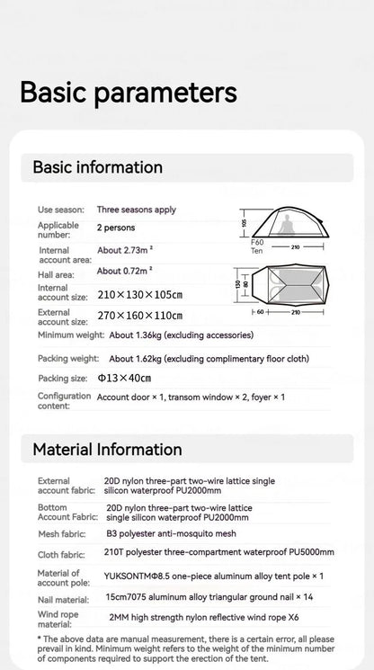 Naturehike Cloud Up Pro Tent 1 2 Person 20D Ultralight Portable Waterproof Camping Tent Outdoor Hiking Travel Backpacking Tent