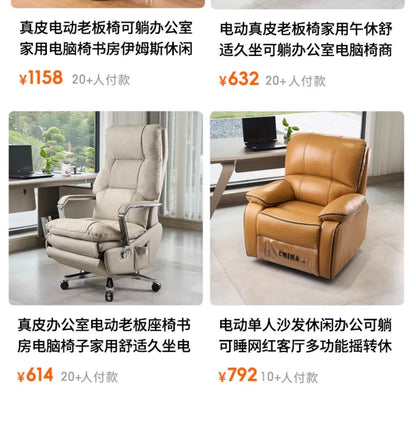 Home Office Desk Chair for Vanity Reclining Armchair Furniture Height Adjustable Chair on Wheels Chaise Bureau De Travail Magalu