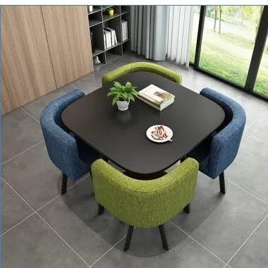 Simple square negotiation table and chair combination store, shop
