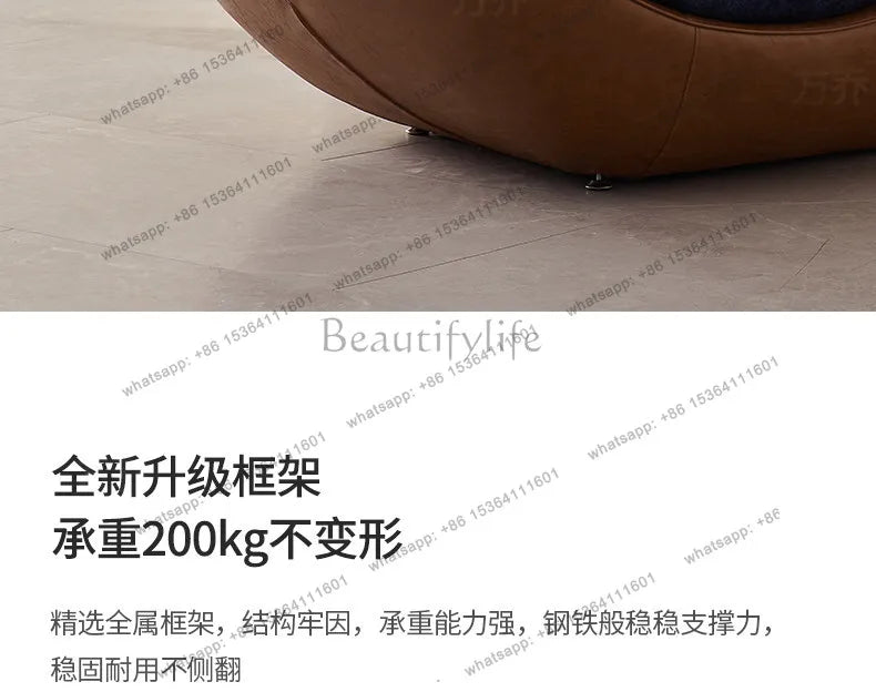 Italian light luxury lazy sofa chair Nordic modern simple style home design leisure chair