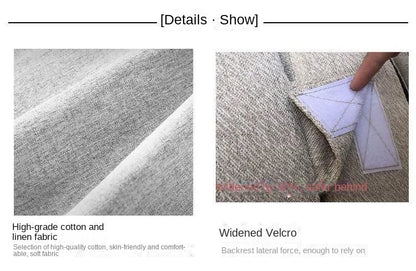 Folding sofa bed dual-purpose small apartment living room bedroom tatami rental house lazy sofa accompanying bed anti-fall pad