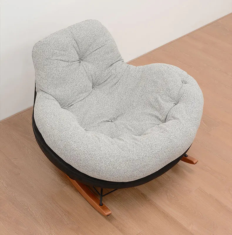Nordic Relax Living Room Chairs Rocking Sofa Modern Comfortable Living Room Chairs Italian Design Home Furniture Cadeiras FYLC