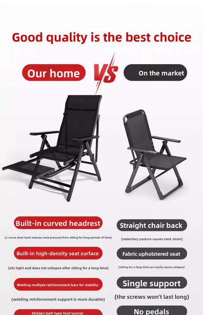 recliner lunch break folding office chair nap can lie down dual-purpose backrest computer chair couch