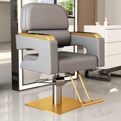 Creative Luxury Barber Chairs Modern Simple Style Minimalist Salon Chairs Space Saving Italian Friseurstuhl Salon Furniture