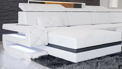 High Quality U Shape Leather Sofa Set Modern Sofa Set Furniture Living Room
