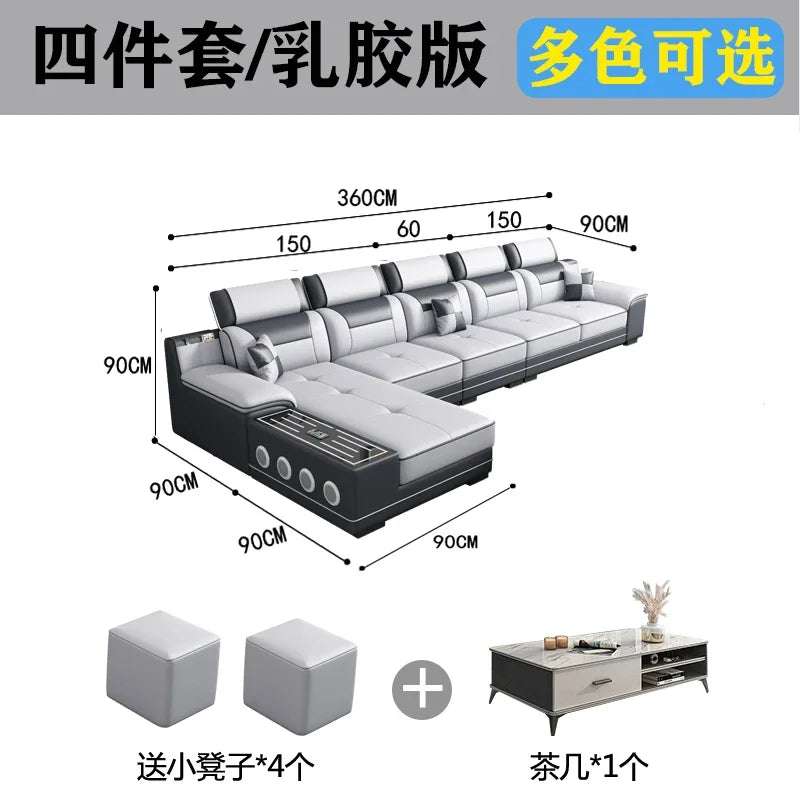 Seater Modern Sofa Ajustable Luxury Sectional Multifunctional Reclining Sofa Cushion Lazy Meubles De Maison Salon Furnitures