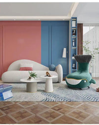 New Minimalist Shark Whale Apartment with 360 Degree Rotatable Bedroom,light Luxury,internet Famous Shark Ins Sofa,Nordic Style