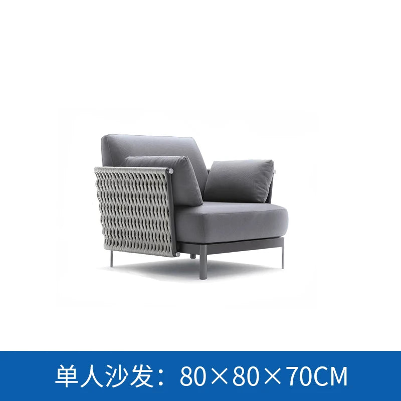 Advanced Luxury Outdoor Sofas Simplicity Creative New Style Garden Sofas Villa Party Accent Furniture Arredo Giardino Lshysf