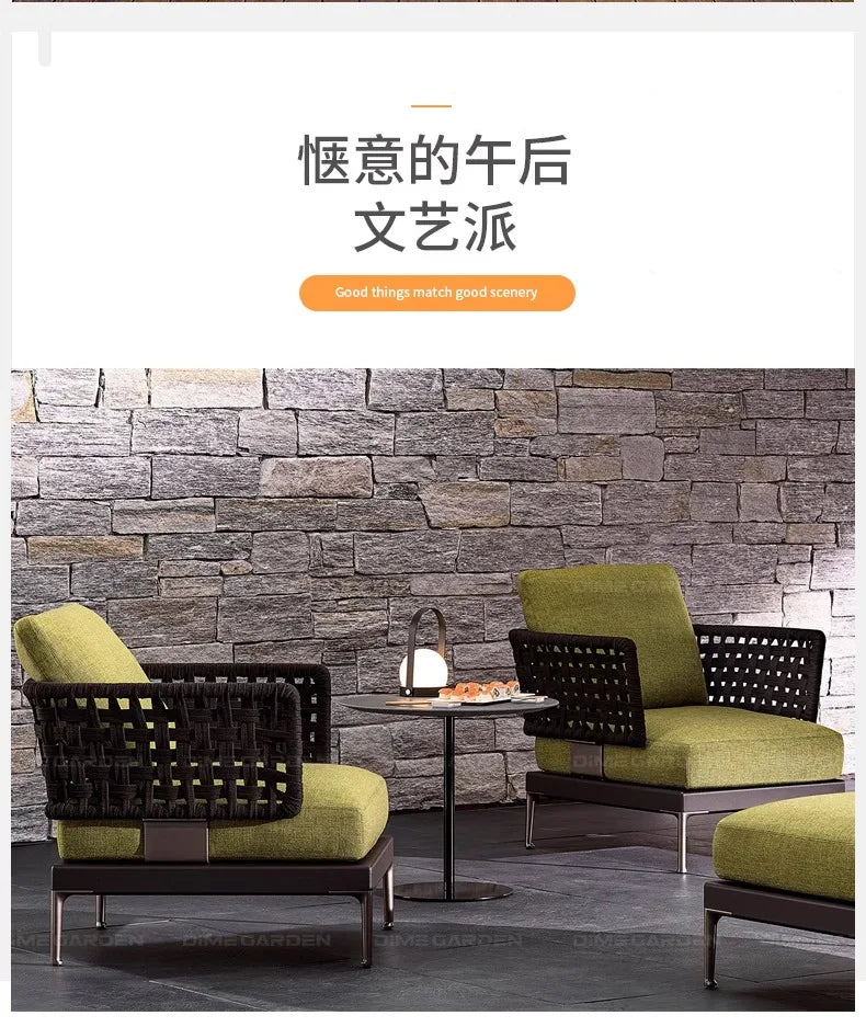 Minimalist Design Outdoor Sofas Personality Nordic Creative Garden Sofas Fashion Party Outdoor Furniture Gartenstuhl Lshysf
