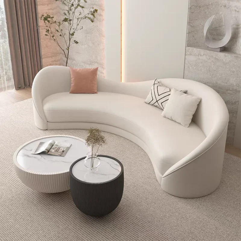 Funky Europe Living Room Sofas Service Minimalist Background Luxury Office Sofa Relaxing Elegant Modern Divano Salon Furniture