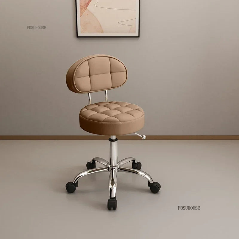 Backrest Pedicure Chair Barber Shop Pulley Hairdressing Chairs Lifting Manicure Stool Design Hair Salons Furniture Barber Chair