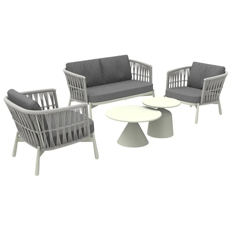 Outdoor Sofa Aluminum patio Villa Courtyard Garden Courtyard High end Hotel Leisure Simple Sofas set