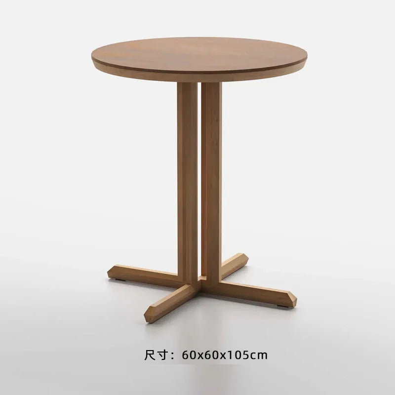 Outdoor solid wood sofa villa terrace rattan chair leisure combination furniture