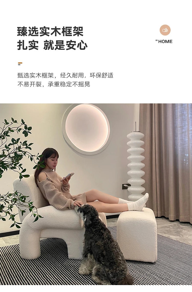 Makeup Designer Living Room Chairs Nordic Salon Sofa Arm Relax Bedroom Living Room Chairs Reading Girl Sillon